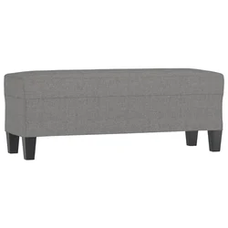 Vidaxl Klop temno siva 100x35x41 cm blago