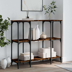 Konzolni stol boja hrasta 102x35x90 cm od konstruiranog drva