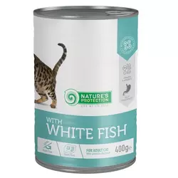 Nature’s Protection: Vlažna hrana za mačke sa osetljivim digestivnim traktom, Riba, 400 gr