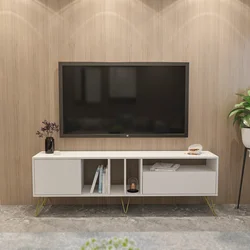 Hanah home TV Komoda Mistico (180) Belo-Zlatna