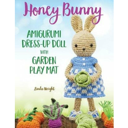 Honey Bunny Amigurumi Dress-Up Doll with Garden Play Mat