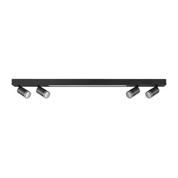 LED stropna svetiljka PARIS LED/24W/230V + 4xGU10/10W crna