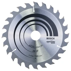 Bosch List kružne testere Optiline Wood 2608640621, 210 x 30 x 2,8 mm, 23