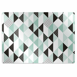 Decormat Podloga za pisalni stol Pattern from triangles 120x90 cm 2 cm