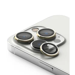 Zastita za kameru diamond za iphone 16 pro (6.3)/16 pro max (6.9) zlatna ( FL11434 )