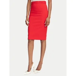 Elisabetta Franchi Ravno krilo GO-223-66E2-V320 Rdeča Slim Fit