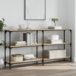 Konzolni stol boja hrasta sonome 150x29x75 cm konstruirano drvo
