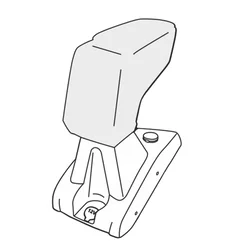 Armrest Ford Transit Connect 2013-2018 (USB and AUX, adapter)