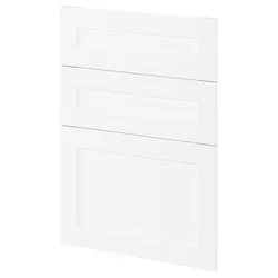 METOD 3 ličnice za pomivalni stroj, Enköping bela/imitacija lesa, 60 cm