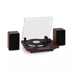 Auna TT-Play PLUS, gramofon, zvočniki, 20Wmaks., BT, 33/45/78, rpm (MG_TT-Play PLUS WD)