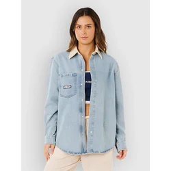 Rip Curl Surf Side Relaxed Denim Shirt washed blue
