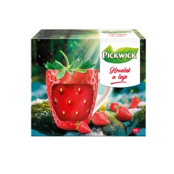 Vrček in čaj Pickwick Strawberry