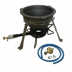 Gorenc BBQ set kotlić retro 7L + plamenik G1Z + cijev 1,2m + regulator