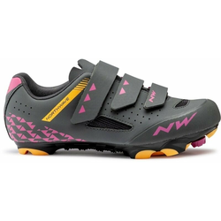 Northwave Womens Origin Shoes Ant/Fuchsia/Orange 42