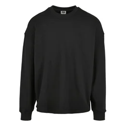 Organic Oversized Boxes Crew Black