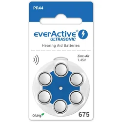 everActive baterije za slušni aparat 675 6/1 (10 kos.)