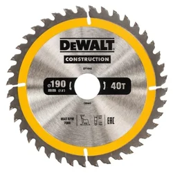 DeWalt DT1945 list za kružnu testeru, 190mm, 40 zuba ( DT1945 )