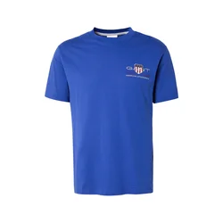GANT Majica modra / rdeča / bela