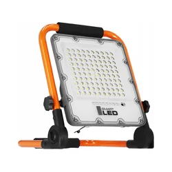 LED punjivi reflektor sa stalkom LED/50W/3,2V 4500K 5000 mAh IP65 narandžasta
