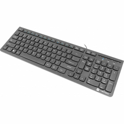 NATEC DISCUS 2, Slim tastatura, US raspored, USB, crna (NKL-1829)