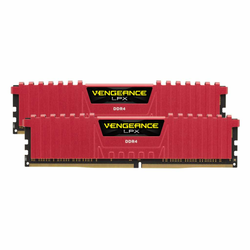 memory D4 2666 16GB C16 Corsair Ven K2 2x8GB, 1, 2V, Vengeance LPX red