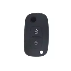 888 CAR ACCESSORIES Silikonska navlaka za ključeve crna Renault