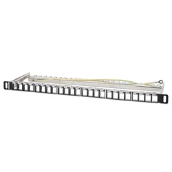 Intellinet 721011 Patch panel 24P Keyst 0,5U