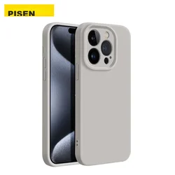 Pisen Maska za mobilni telefon iPhone 15 Pro, Siva