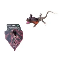 Gumijasti kuščar ovratničasti agama 18 cm