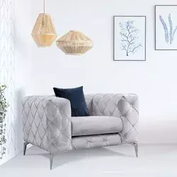 Atelier del Sofa Fotelja Como 108x73x90cm Svetlosiva