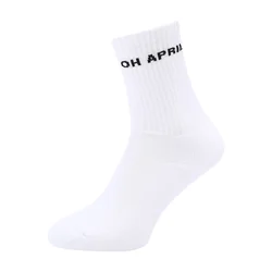 OH APRIL Nogavice Steffi črna/bela