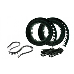 Plastični robnik 40mm 20m s količki  Elasteo