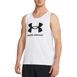 Under Armour SPORTSTYLE LOGO Tank Top  White