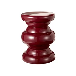 Stolić za odlaganje PETIT, prečnika 31 cm, crvene boje