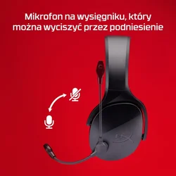 HyperX slušalice Cloud Jet bežične, crne