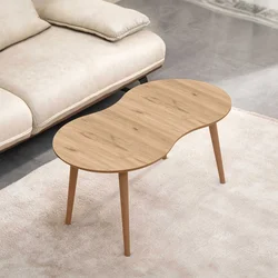 HANAH HOME Sto za dnevnu sobu Moon Oak