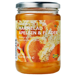 MARMELAD APELSIN & FLÄDER Narandža i zova, marmelada, organsko