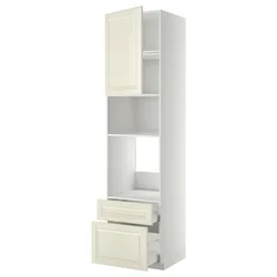 METOD / MAXIMERA Visoki element za ugradne uređaje, bela/Bodbyn prljavobela, 60x60x240 cm