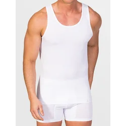 zd ZERO DEFECTS Spodnja majica Tank top Egyptian cotton bela