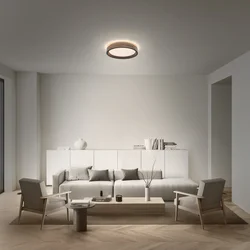 Osram -LED prigušiva stropna lampa MARIANO LED/24W/230V prečnik 41 cm hrast/crna