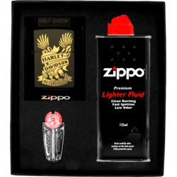 shumee Komplet vžigalnikov Zippo HARLEY DAVIDSON EAGLE darilo št. 1