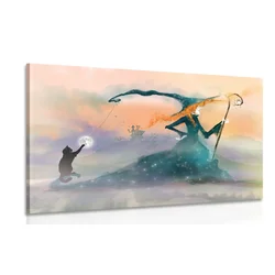 Slika narisana čarovnica - 40x30