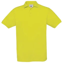MAJICA KRATKI RUKAVI B&C SAFRAN POLO 180G NEON ŽUTA S-EOL!!