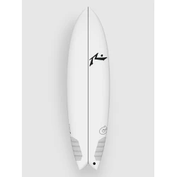 Rusty Tec Moby Fish Quad 74 Surfboard white