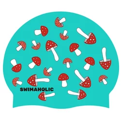 Otroška plavalna kapa swimaholic mushrooms classic cap junior