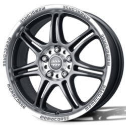 FELNA ALU 17X7.5 5/112 ET38 72.3 MOMO CORSE MATT ANTHRAC.-POLISHED