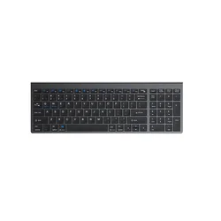 INF Brezžična dvosmerna tipkovnica 2.4G + Bluetooth 5.0/3.0, USB/Type-C Gun Black, (5000310577)