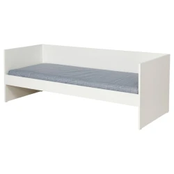 VIHALS Dnevni krevet s 1 dušekom, bela/Agotnes tvrdo,, 80x200 cm