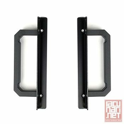 SilverStone RA02B, durable rackmount ear kit, black (GD07/GD08)
