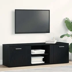 TV ormarić crni hrast 120x34x37 cm inženjerski drvo